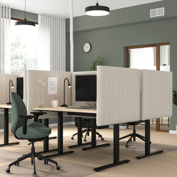 Офисный стол Ikea Mittzon ДСП/ Дуб Сонома photo 5 Офисный стол Ikea Mittzon ДСП/ Дуб Сонома photo 5