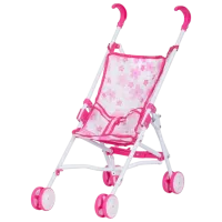 Коляска для кукол Chipolino Did Flowers KZKDI02202FL Прогулочная / 3+