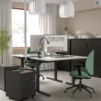 Офисный стол Ikea Mittzon ДСП/ Белый photo 2