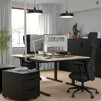 Офисный стол Ikea Mittzon ДСП/ Дуб Сонома photo 3