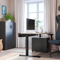 Офисный стол Ikea Mittzon ДСП/ Дуб Сонома photo 4