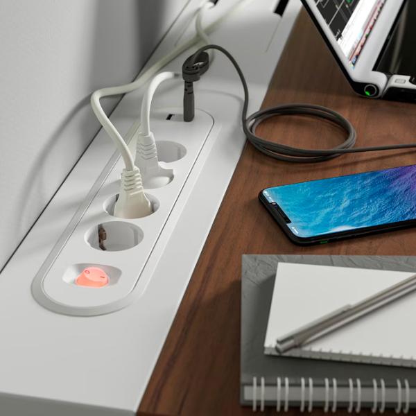 Masă de birou Ikea Mittzon PAL/ Brown photo 4