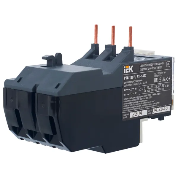 Releu electrotermic IEK РТИ-1307 600 V / 0 - 400 Hz photo 3