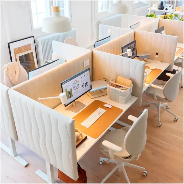 Masă de birou Ikea Mittzon PAL/ White photo 2