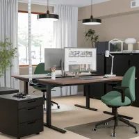 Masă de birou Ikea Mittzon PAL/ Brown photo 2