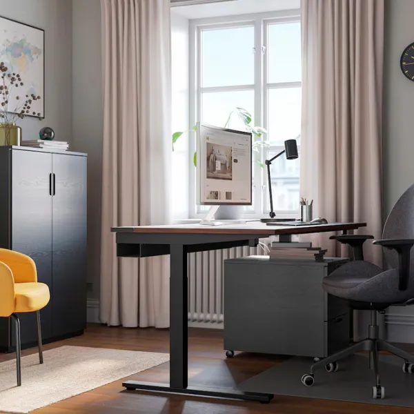 Masă de birou Ikea Mittzon PAL/ Brown photo 4