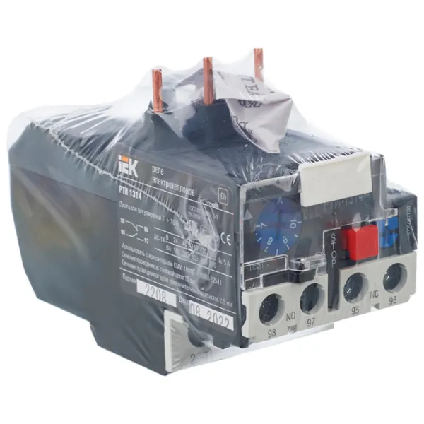 Реле электротепловое IEK РТИ-1314 600 В / 0 - 400 Гц photo 5