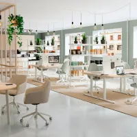 Офисный стол Ikea Mittzon ДСП/ Дуб Сонома photo 3