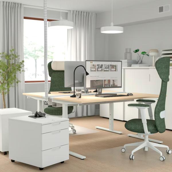 Masă de birou Ikea Mittzon PAL/ Stejar Sonoma photo 4