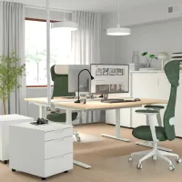 Офисный стол Ikea Mittzon ДСП/ Дуб Сонома photo 4