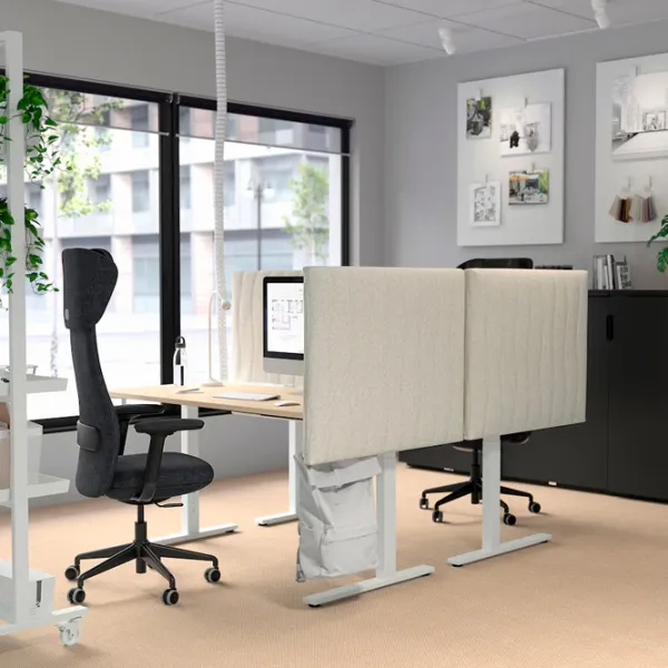 Masă de birou Ikea Mittzon PAL/ Stejar Sonoma photo 5