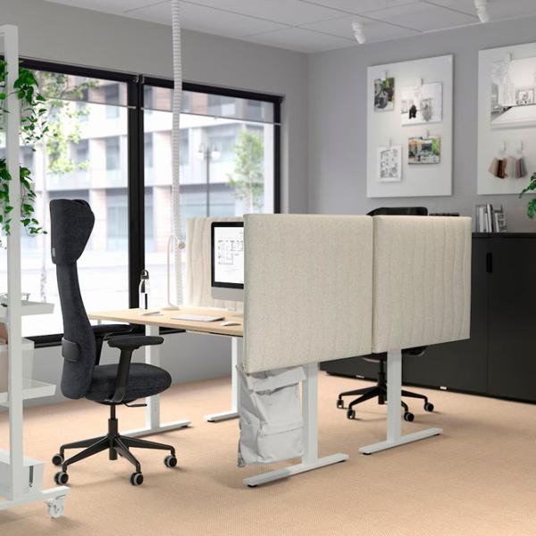 Masă de birou Ikea Mittzon PAL/ Stejar Sonoma photo 5