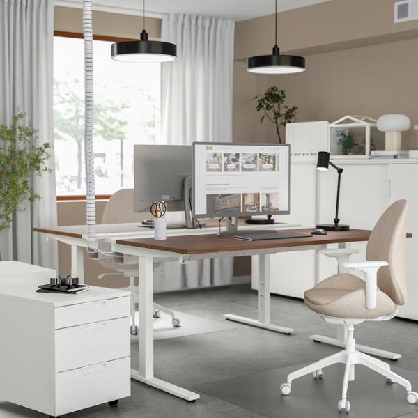 Masă de birou Ikea Mittzon PAL/ Brown photo 2 Masă de birou Ikea Mittzon PAL/ Brown photo 2