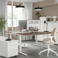 Офисный стол Ikea Mittzon ДСП/ Коричневый photo 2