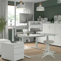Masă de birou Ikea Mittzon PAL/ White photo 6