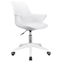 Scaun de birou Jumi Inez Plastic/ White photo 2
