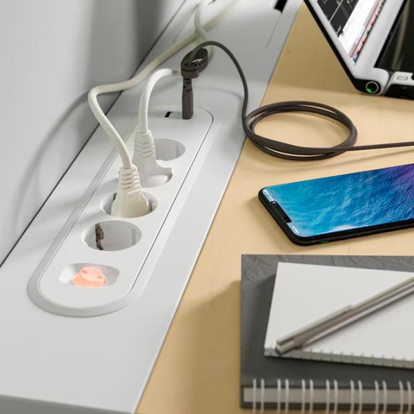 Masă de birou Ikea Mittzon PAL/ Stejar Sonoma photo 8