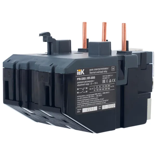 Releu electrotermic IEK РТИ-3353 600 V / 0 - 400 Hz photo 2
