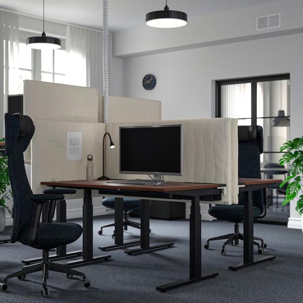 Masă de birou Ikea Mittzon PAL/ Brown photo 4