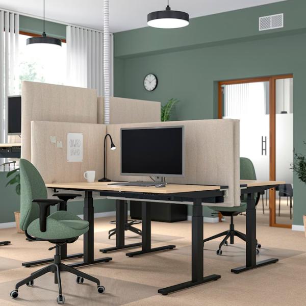 Офисный стол Ikea Mittzon ДСП/ Дуб Сонома photo 4 Офисный стол Ikea Mittzon ДСП/ Дуб Сонома photo 4