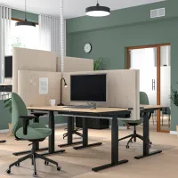 Masă de birou Ikea Mittzon PAL/ Stejar Sonoma photo 4
