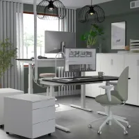 Masă de birou Ikea Mittzon PAL/ Black photo 3