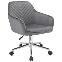 Scaun de birou Jumi Napoli Textil/ Gray photo 2