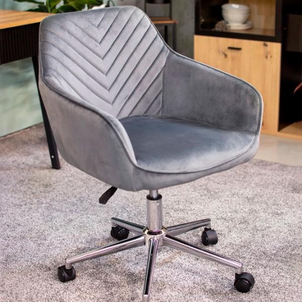 Scaun de birou Jumi Napoli Textil/ Gray photo 6