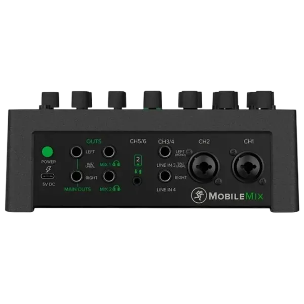 Миксер Mackie MobileMix активный / 20 Гц - 30 кГц / Черный photo 3