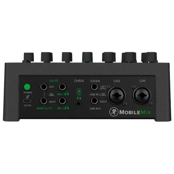 Миксер Mackie MobileMix активный / 20 Гц - 30 кГц / Черный photo 3