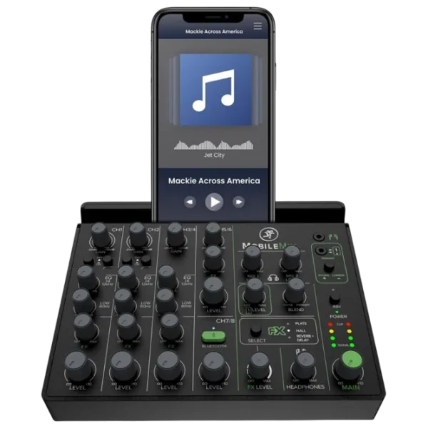 Миксер Mackie MobileMix активный / 20 Гц - 30 кГц / Черный photo 4