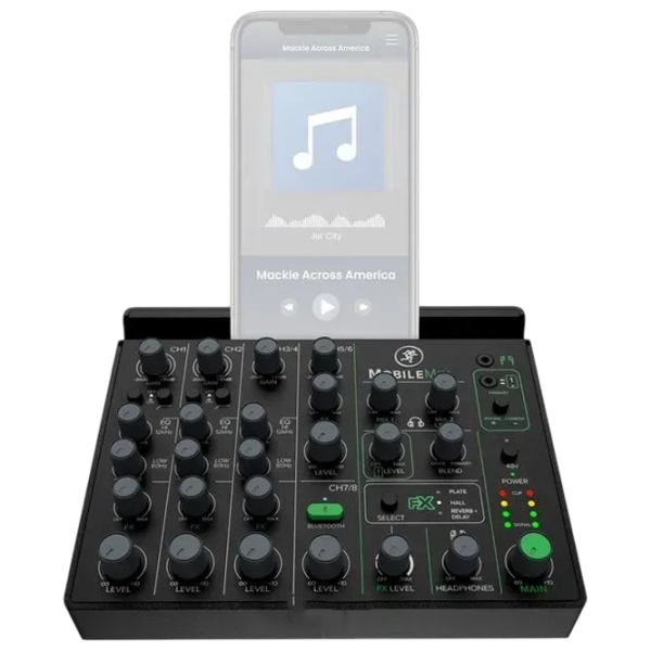 Миксер Mackie MobileMix активный / 20 Гц - 30 кГц / Черный photo 7