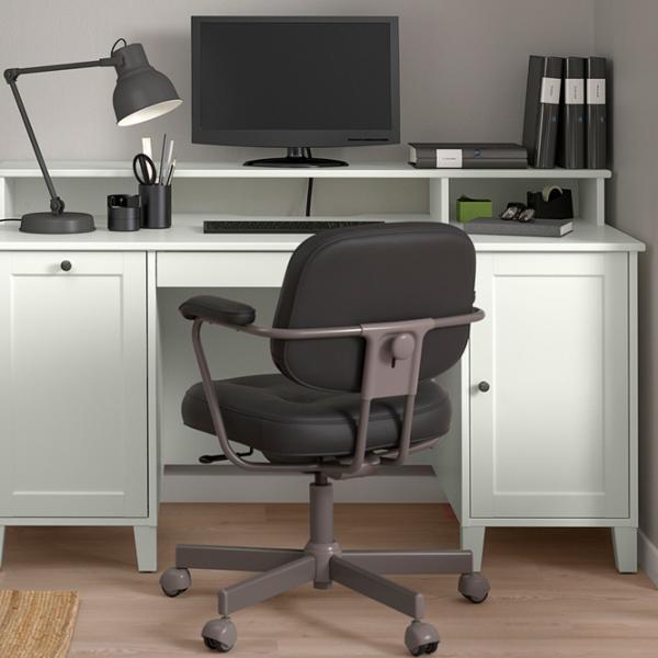 Masă de birou Ikea Idanas PAL/ White photo 2