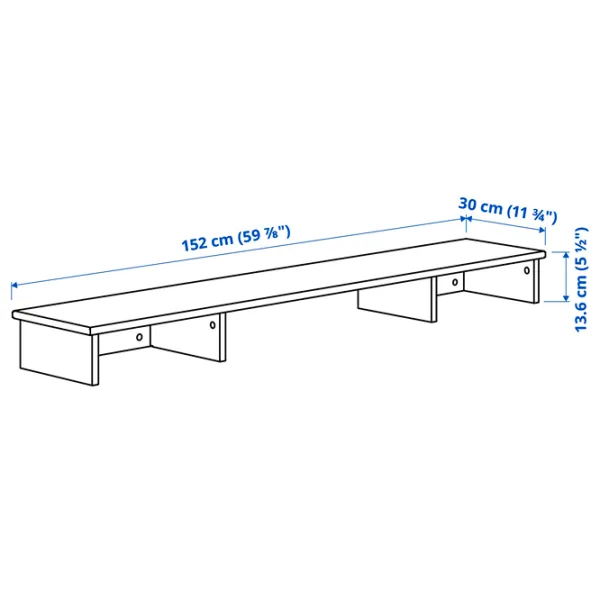 Masă de birou Ikea Idanas PAL/ White photo 4