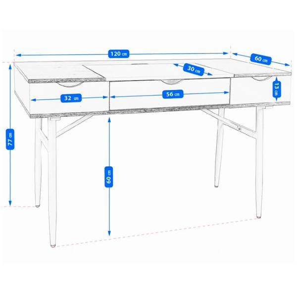 Офисный стол Jumi CM-305281 МДФ/ Бежевый photo 3 Офисный стол Jumi CM-305281 МДФ/ Бежевый photo 3