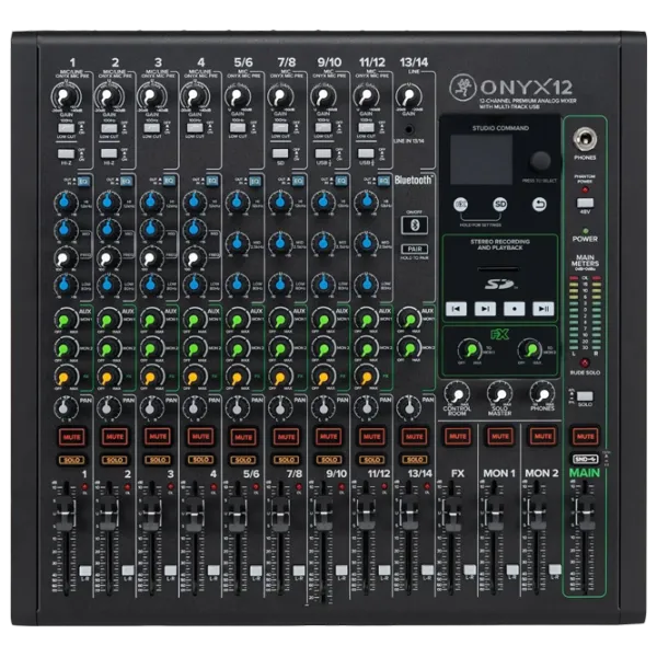 Mixer Mackie Onyx12 activ / 20 Hz - 30 kHz / Black photo 2