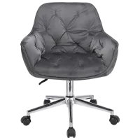 Scaun de birou Jumi Largocm Plastic, Material/ Gray