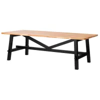 Masă de grădină Ikea Skogsta Dreptunghiular / Black Brown