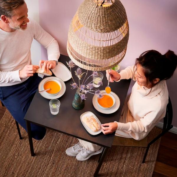 Masă de bucătărie fixă Ikea Sandsberg PAL/ Black photo 4