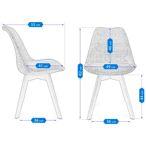 Офисный стул Jumi Alta Ткань/ Коричневый Wood photo 9 Офисный стул Jumi Alta Ткань/ Коричневый Wood photo 9
