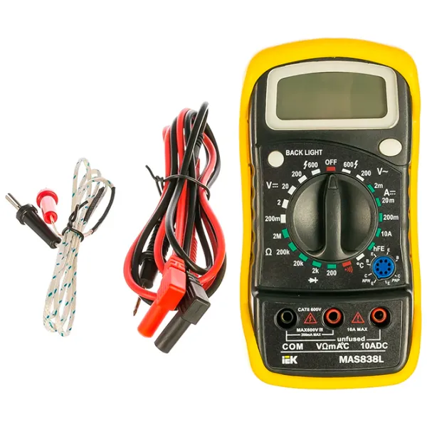 Multimetru IEK Master MAS838L Digital / 2 MOm photo 5