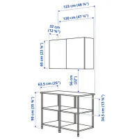 Dulap de bucătărie Ikea Enhet Light Green / PAL photo 5