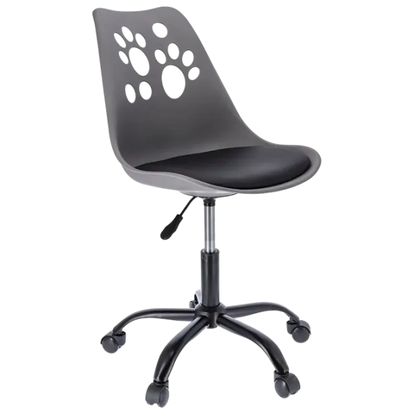 Scaun de birou Jumi Joy Piele artificială/ Gray  photo 2