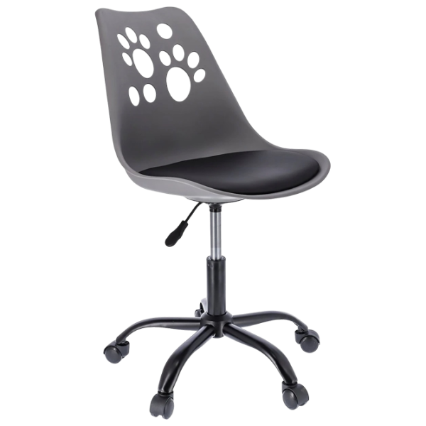 Scaun de birou Jumi Joy Piele artificială/ Gray  photo 2