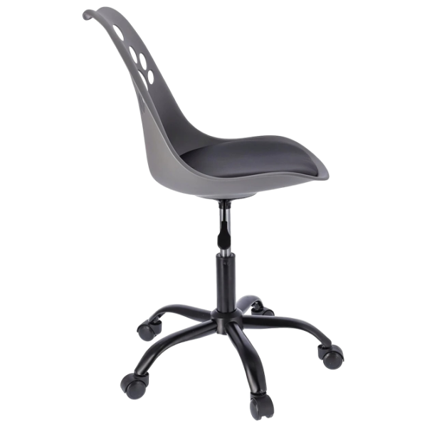 Scaun de birou Jumi Joy Piele artificială/ Gray  photo 3