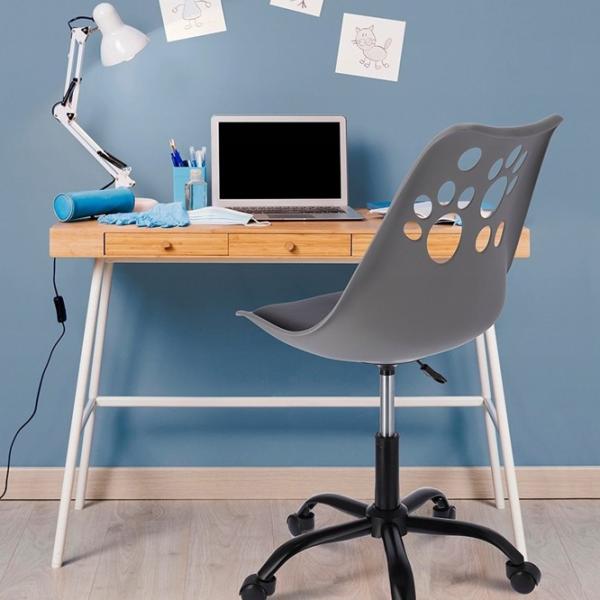 Scaun de birou Jumi Joy Piele artificială/ Gray  photo 4