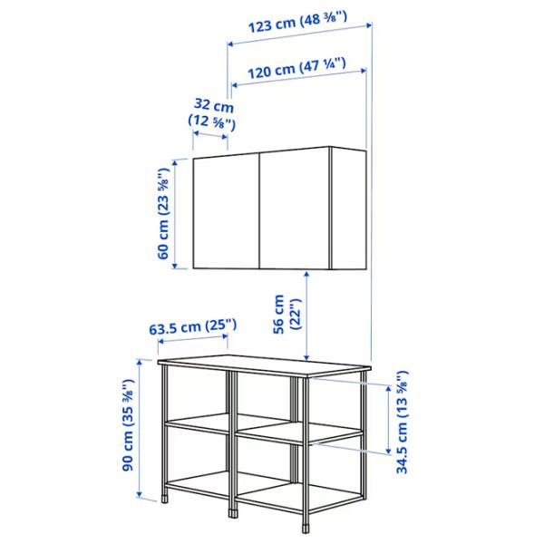 Dulap de bucătărie Ikea Enhet White / PAL photo 5 Dulap de bucătărie Ikea Enhet White / PAL photo 5