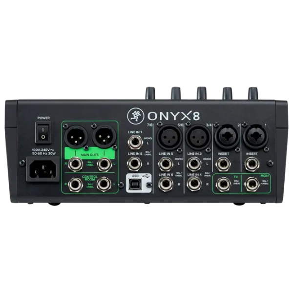 Mixer Mackie ONYX8 activ / 20 Hz - 20 kHz / Black photo 6
