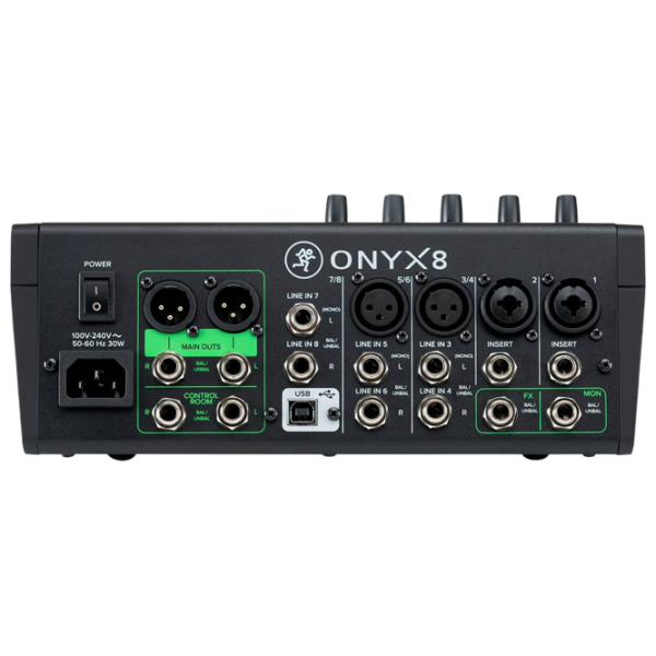 Mixer Mackie ONYX8 activ / 20 Hz - 20 kHz / Black photo 6