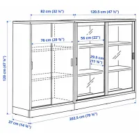 Dulap de bucătărie Ikea Tonstad Somona Oak / Sticlă photo 5